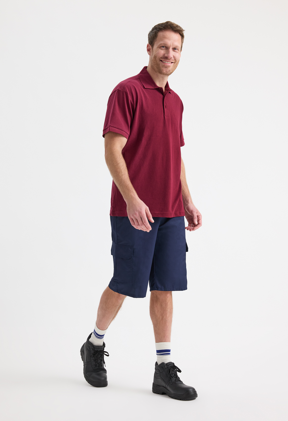 Mens Active Cotton Poloshirt