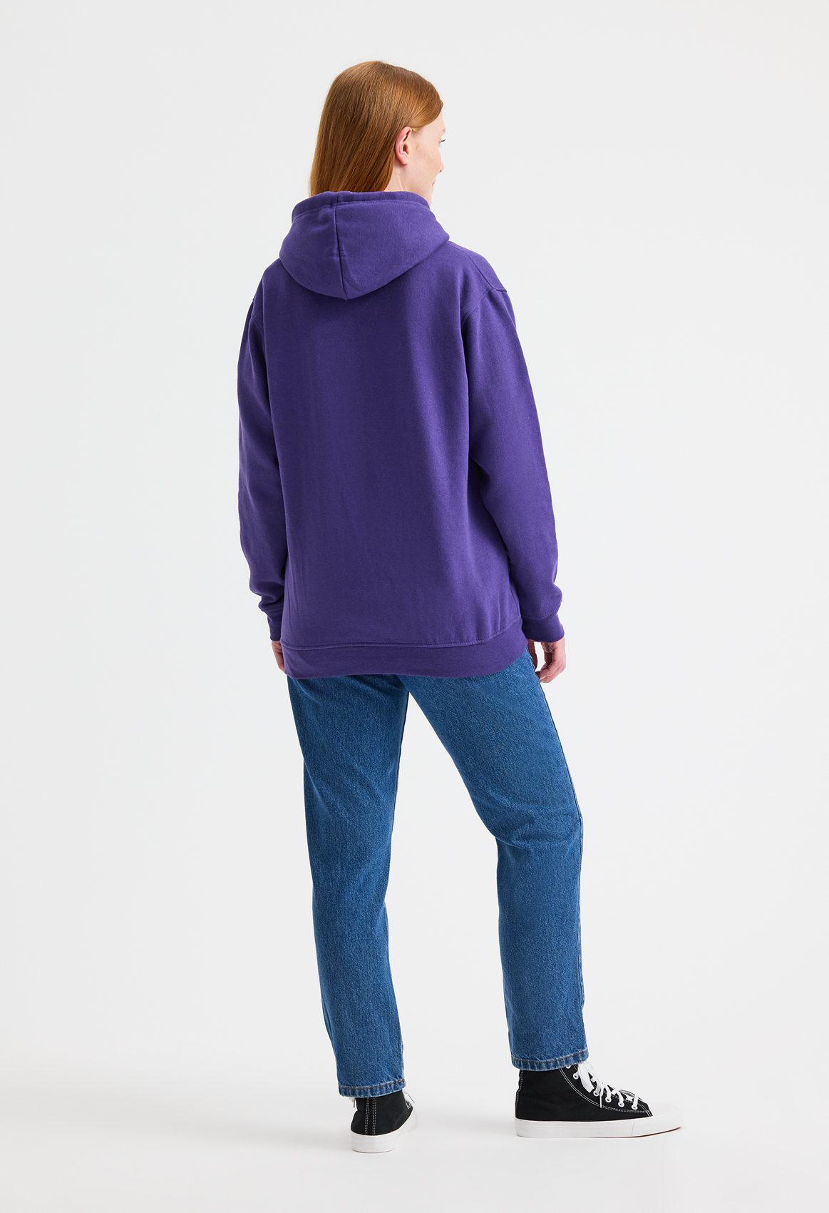 Contrast Hooded Sweatshirt