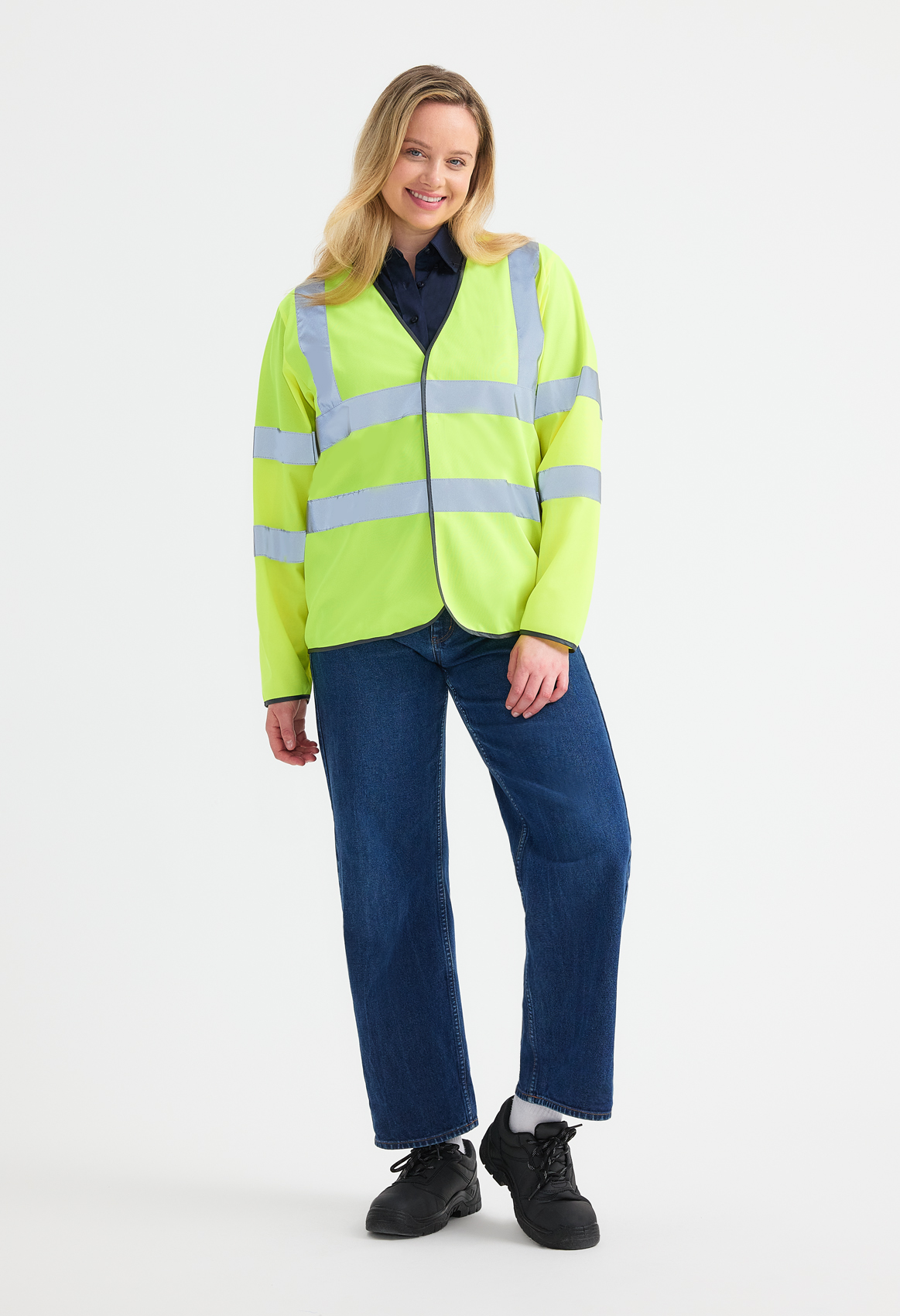 Long Sleeve Hi Vis Safety Waistcoat