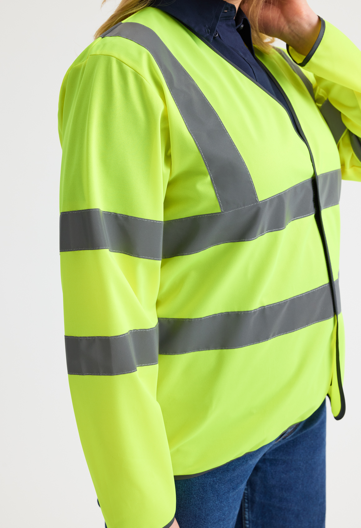 Long Sleeve Hi Vis Safety Waistcoat